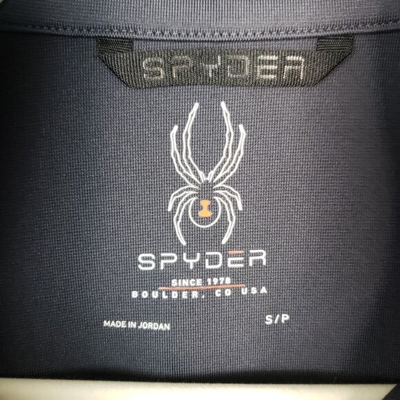 Spyder Prospect 1/2 Zip Mens Shirt S Black Base Layer Skater Techwear 38x27 - Picture 6 of 9